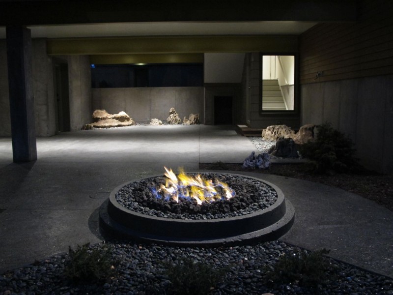 Patio in urban renewal home in Kansas City Missouri