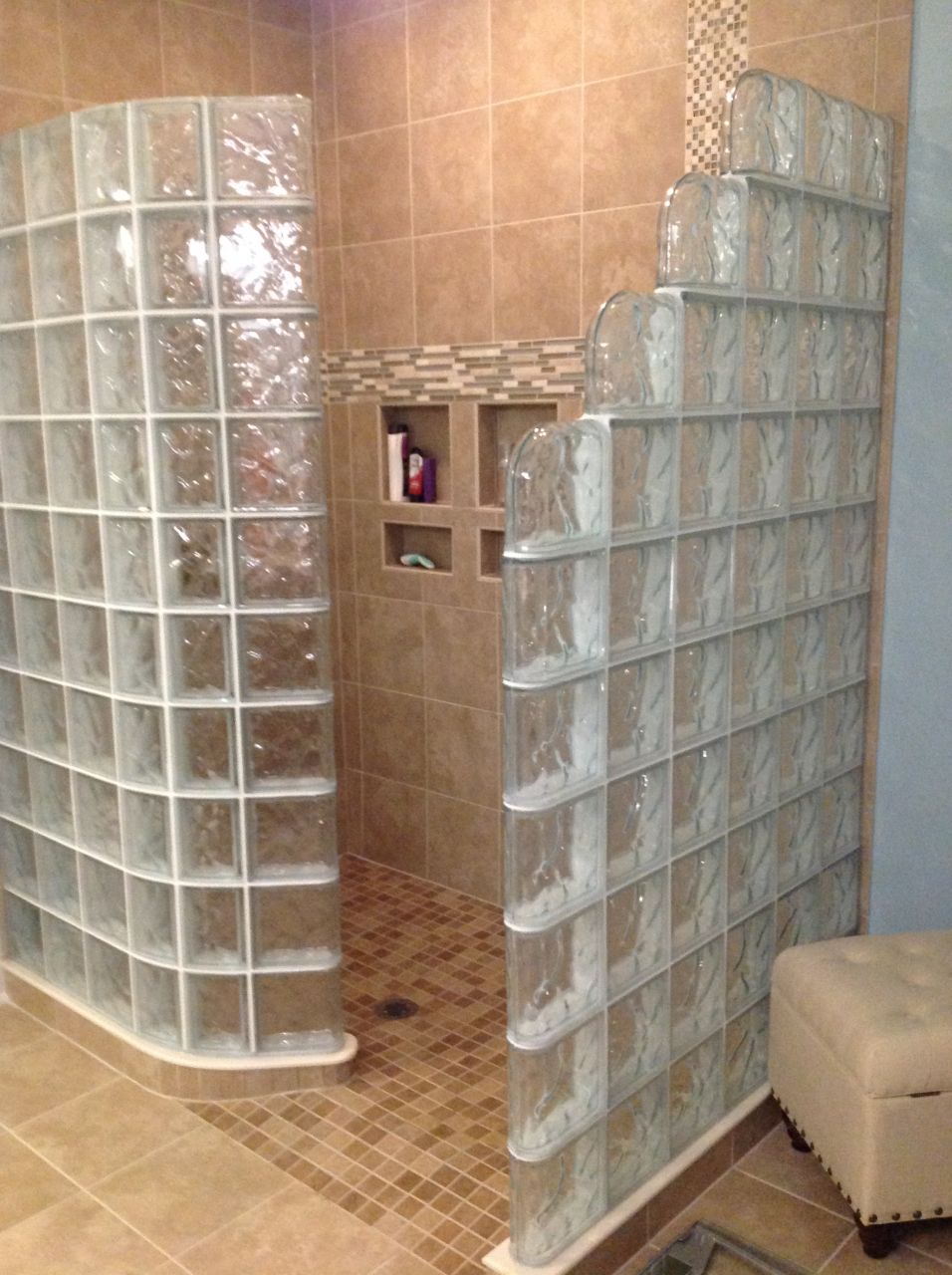 How To Install Glass Block Wall In Shower at Joyce Washington blog