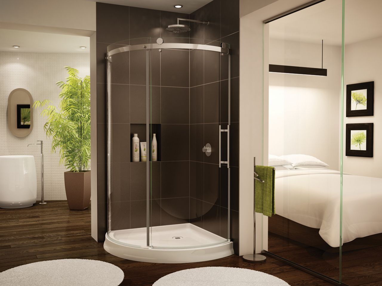 shower curtain sliding glass door