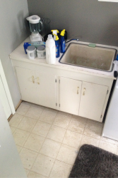 Fairview Park laundry room before remodeling 
