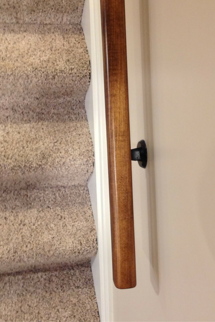 Custom character maple stair railing in cleveland ohio 