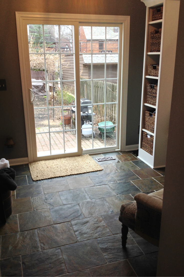 Sliding patio door with grids and low E glass in University Heights Ohio 