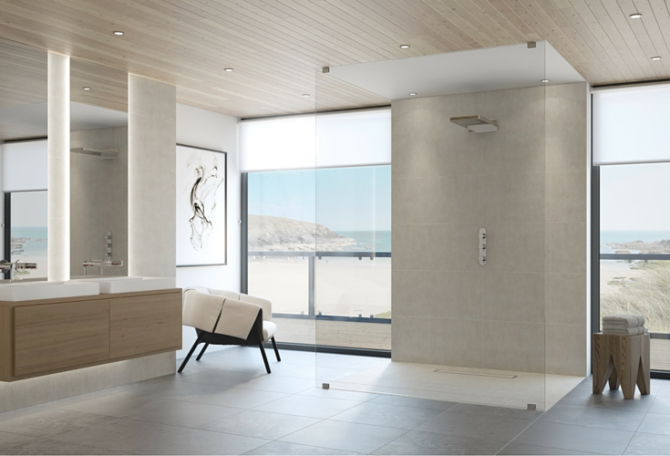 Safe one level barrier free wet room shower systems| Innovate Building Solutions 