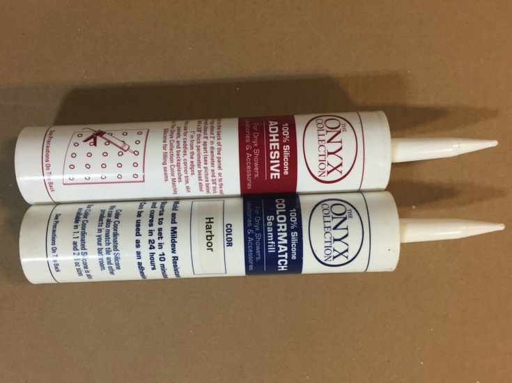 DIY shower kits are not complete without the right adhesive and color matched sealants Innovate Building Solutions