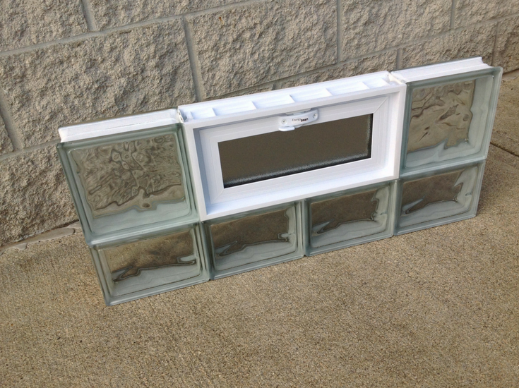 Stronger more energy efficient protect all glass block window from Innovate Building Solutions 