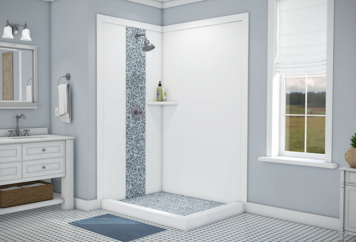 DIY shower wall panels can be used for standard or custom sized showers | Innovate Building Solutions