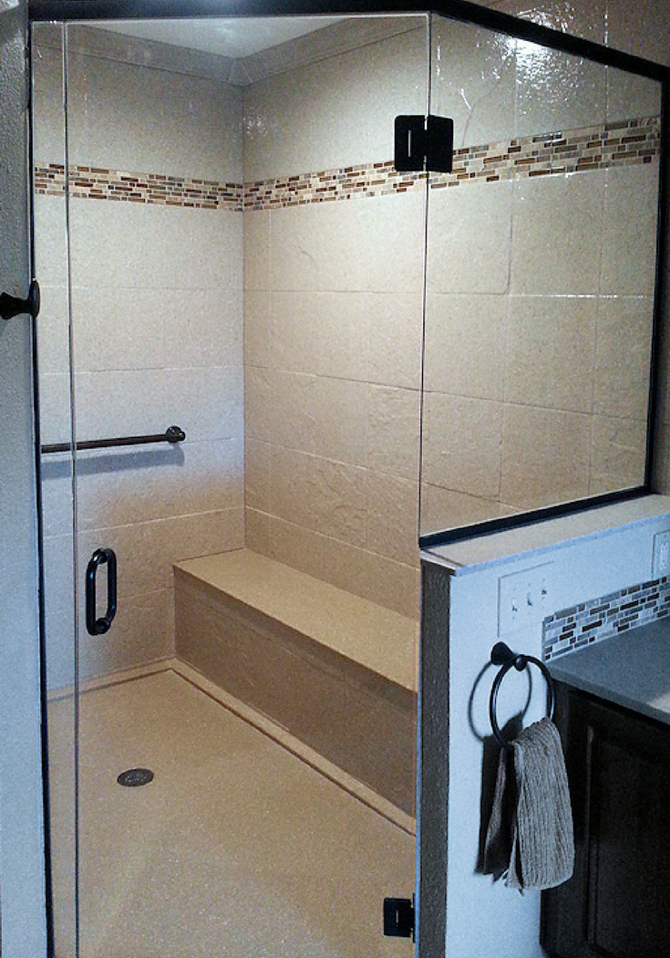 Custom Pre-Cut Bathroom Shower and Tub Wall Panels ...