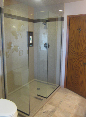 Shower wall panel installation problems solved with custom trim ...