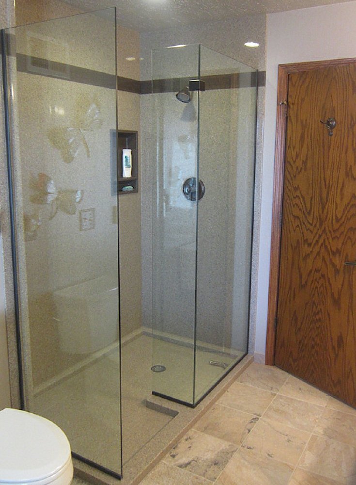 How to install glass shower wall panels