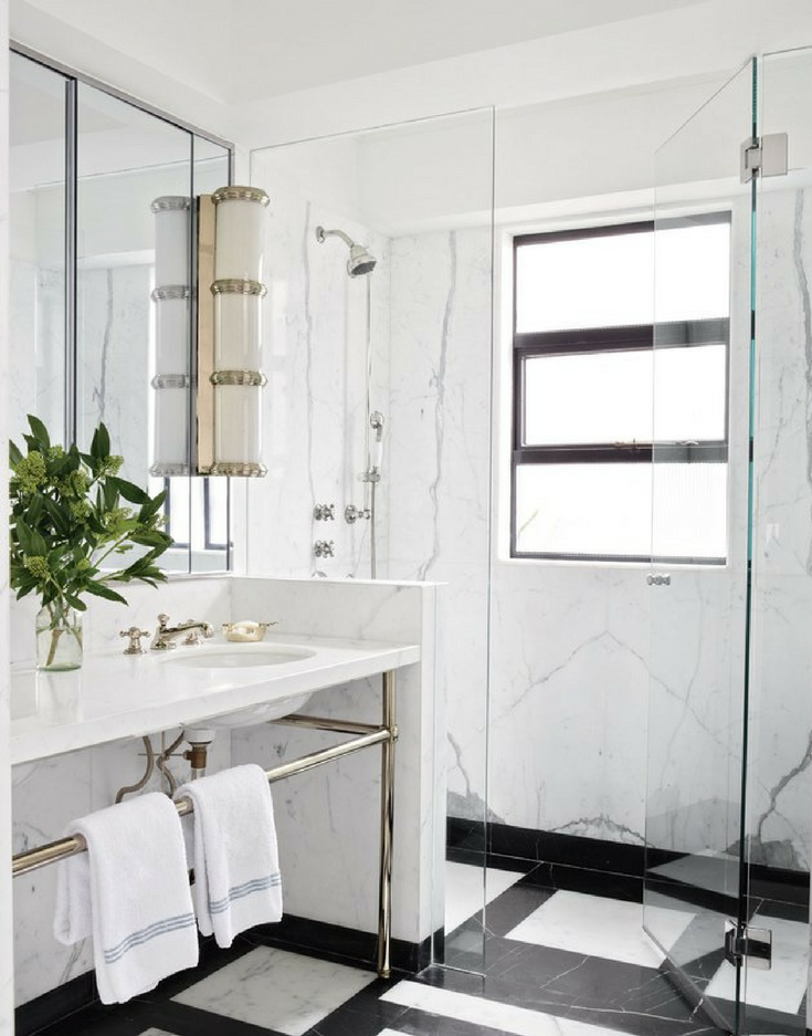 One Level Shower Architectural Digest | Innovate Building Solutions #OneLevelShower #ShowerBase