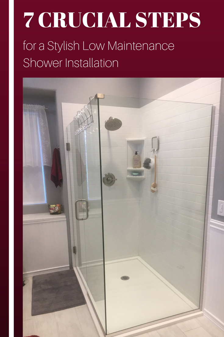 Installing deals a shower