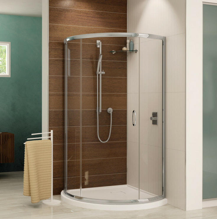 Shower Curved Acrylic Base | Innovate Building Solutions | #AcrylicBase #ShowerBase #CurveBase