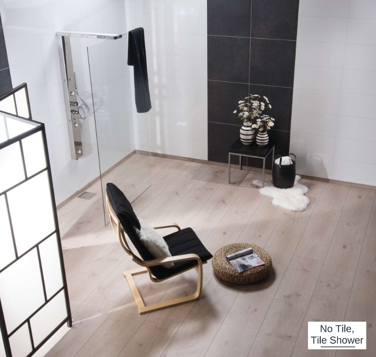 Euro bathroom and shower laminated wall panels | Innovate Building Solutions | #NoTile #TileShower #LaminatePanels