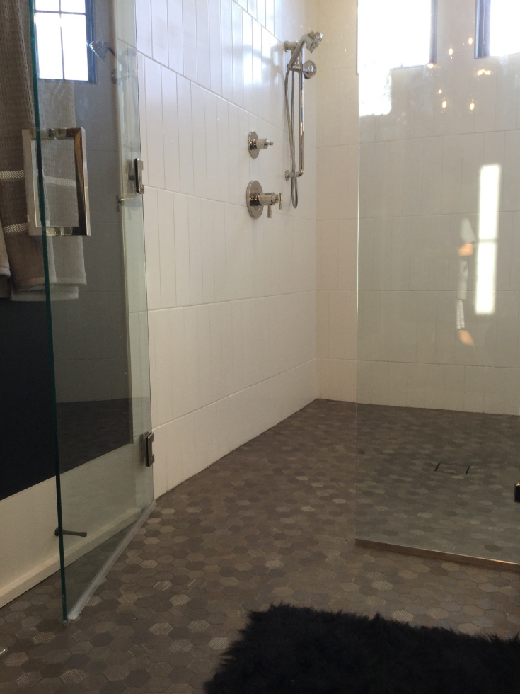 Barrier free tile shower 3 Pillar Home Columbus | #BarrierFreeShower #BathroomDesign #BathroomTrends