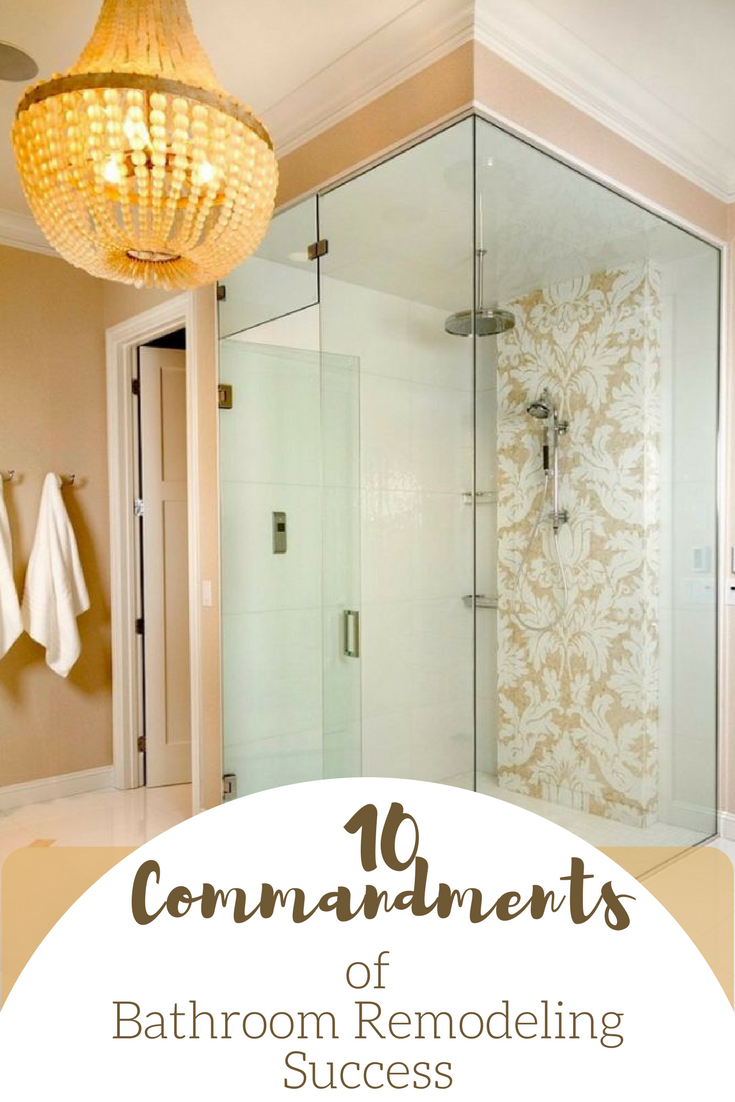 10 Commandments of Bathroom Remodeling Success to sace time, money, and get a stylish bathroom | Innovate Building Solutions | #StylishBathroom #BathroomRemodel #ShowerWallPanel #RemodelingTips