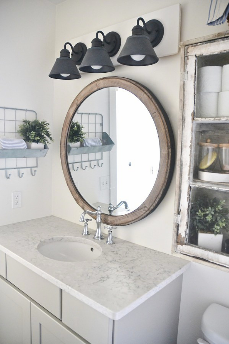 modern farmhouse bathroom lights