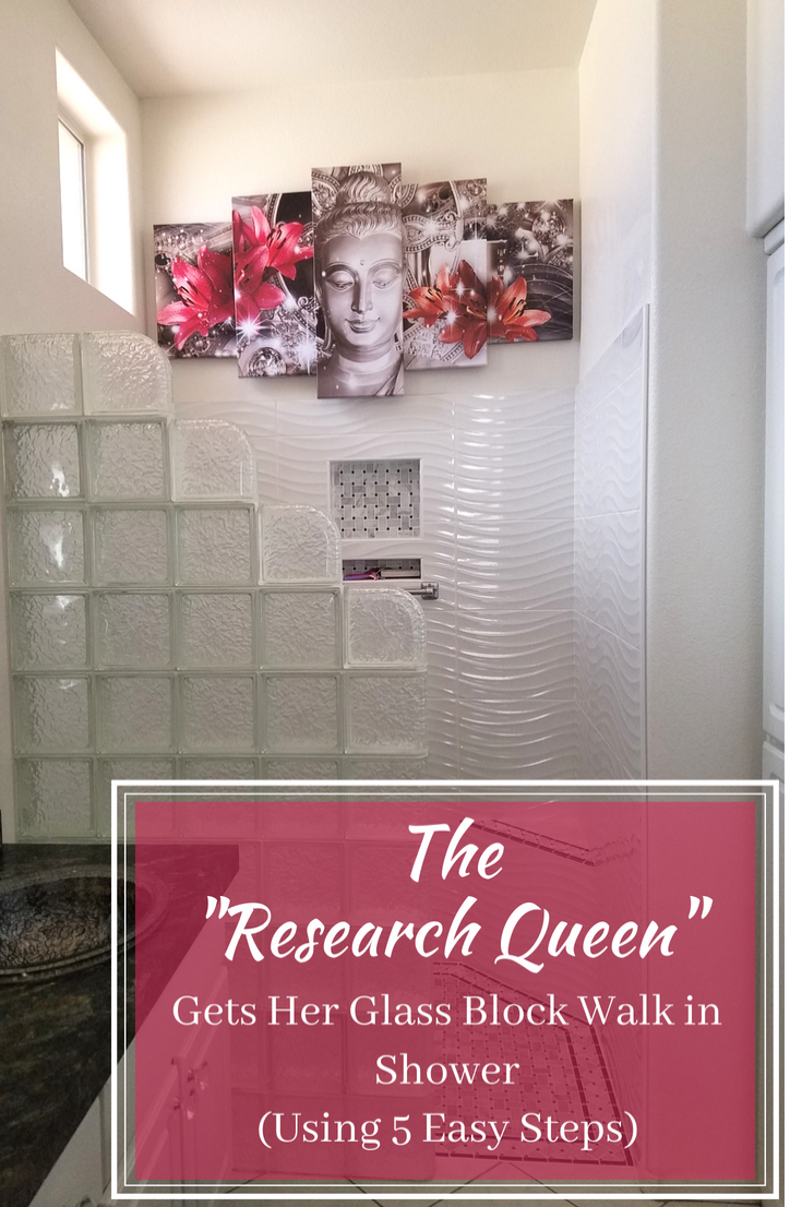 The research Queen Gets her glass block walk in shower | Innovate Building Solutions | #GlassBlockShower #GlassBlockDesign #InformationTips #Installglassblock