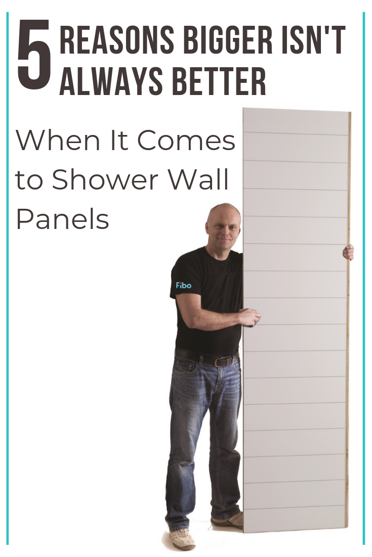 How to choose shower wall panel sizes – Innovate Building Solutions