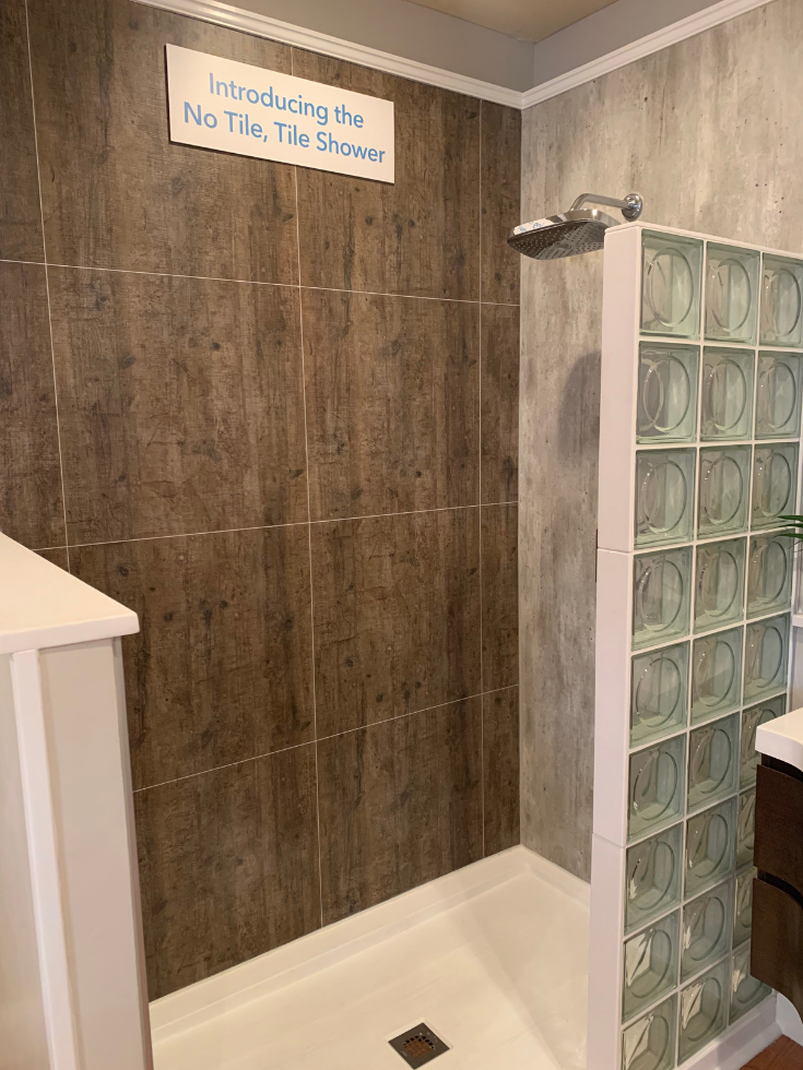 How to Compare Cultured Stone & Laminate Bathroom & Shower ...