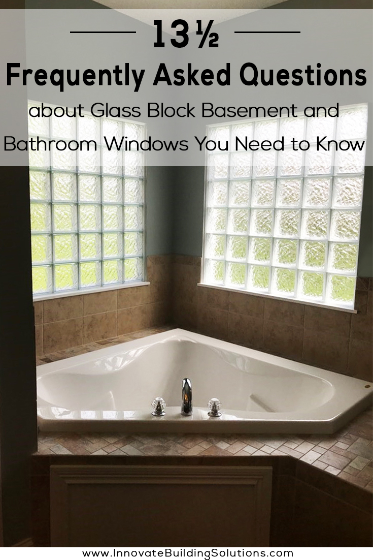 Glass Block Basement, Bathroom Window Glass Block