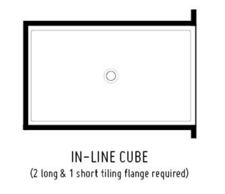 side entry style shower pan | Innovate Building Solutions | #SideEntry #ShowerPan #ShowerPanFlange