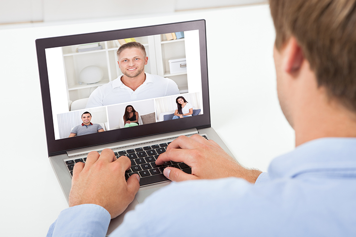 virtual video conferencing