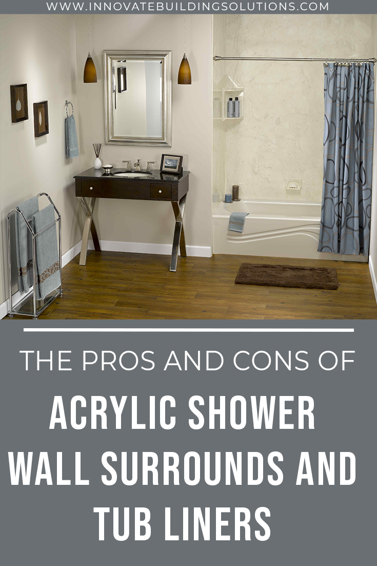 The Pros and Cons of Acrylic Shower Wall Surrounds and Tub Liners