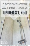 5 Best DIY Shower Wall Panel Systems You Can Buy Under $1,750