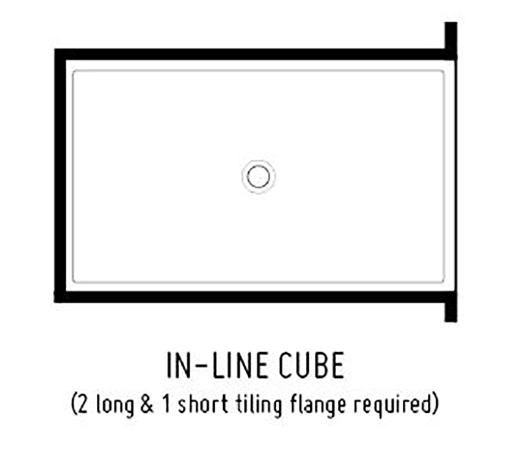 Buying tip 3 side entry shower pan layout with separate tiling flanges | Innovate Building Solutions | #AcrylicShower #Showerbase #Tileflange