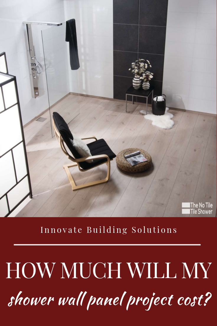 Step 1 How much will my shower wall panels cost blog post | Innovate Building Solutions | #ShowerRemodel #ShowerWall #WallPanels