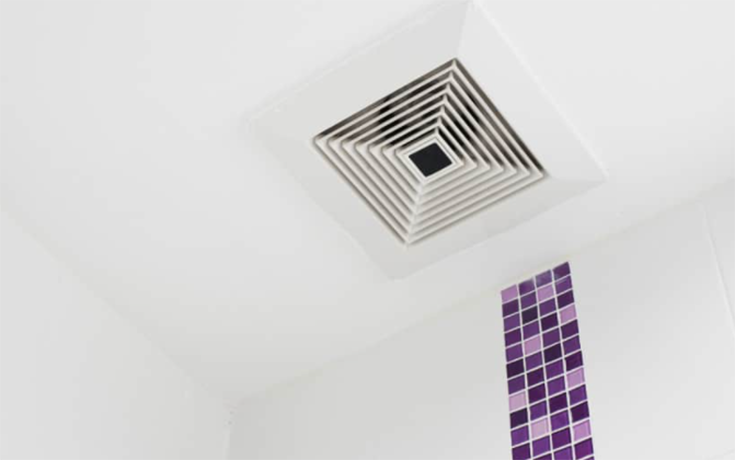 Idea 13 quiet exhaust fans credit www.soundproofliving.com | Innovate Building Solutions #ExhaustFan #BathroomRemodel #ShowerFans