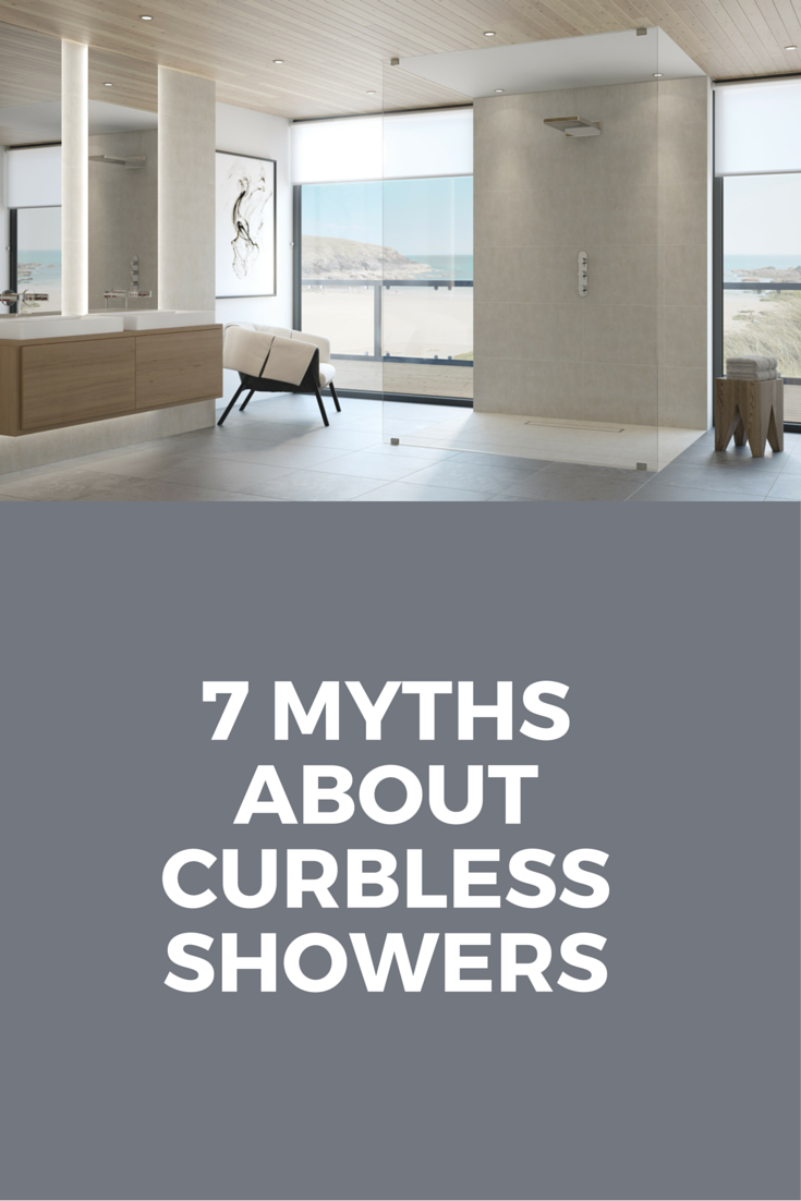 Section 3 - 7 Myths about One Level Curbless showers #ShowerRemodel #DIYProject #BathroomRemodel