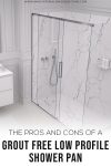 The Pros and Cons of a Grout Free Low Profile Shower Pan