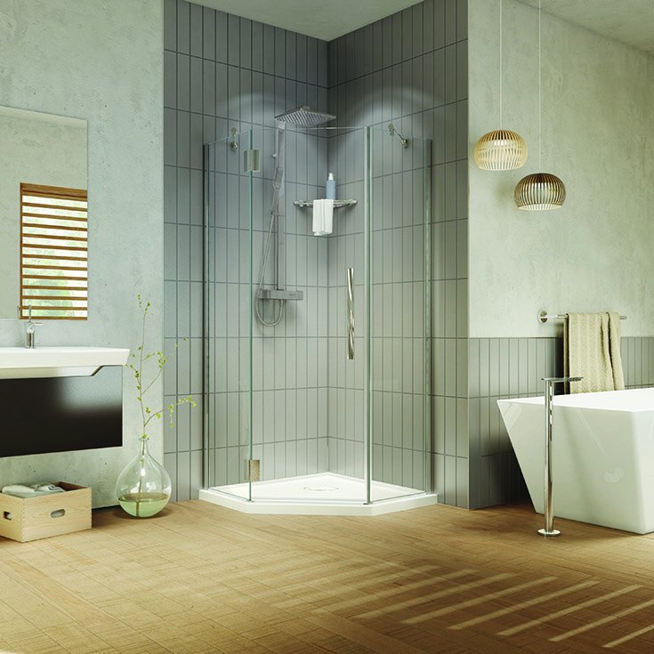 Neo-Angle Corner Showers Are Perfect for Many Bathrooms. Here's Why. - ABC  Glass & Mirror