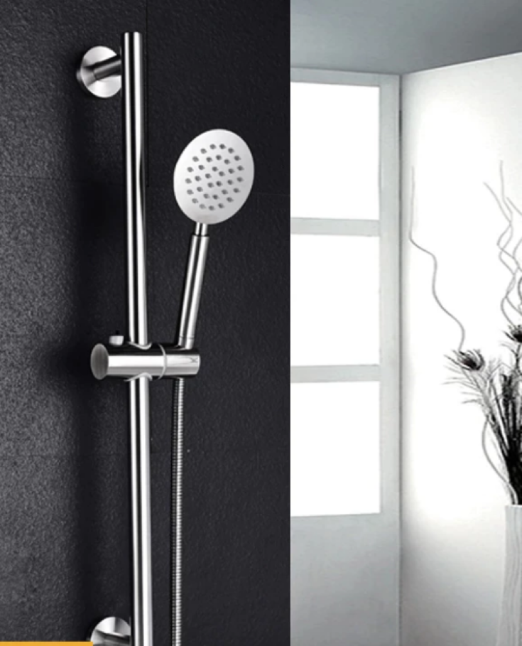 Idea 5 adjustable height shower head credit www.aliexpress.com | Innovate Building Solutions #ShowerHead #BathroomRemodel #ShowerWallPanels