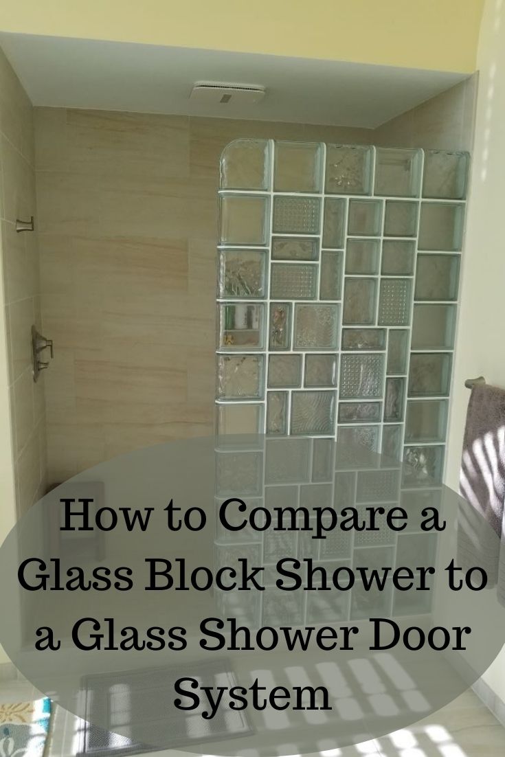 How to Compare a Glass Block Shower to a Glass Shower Door System
