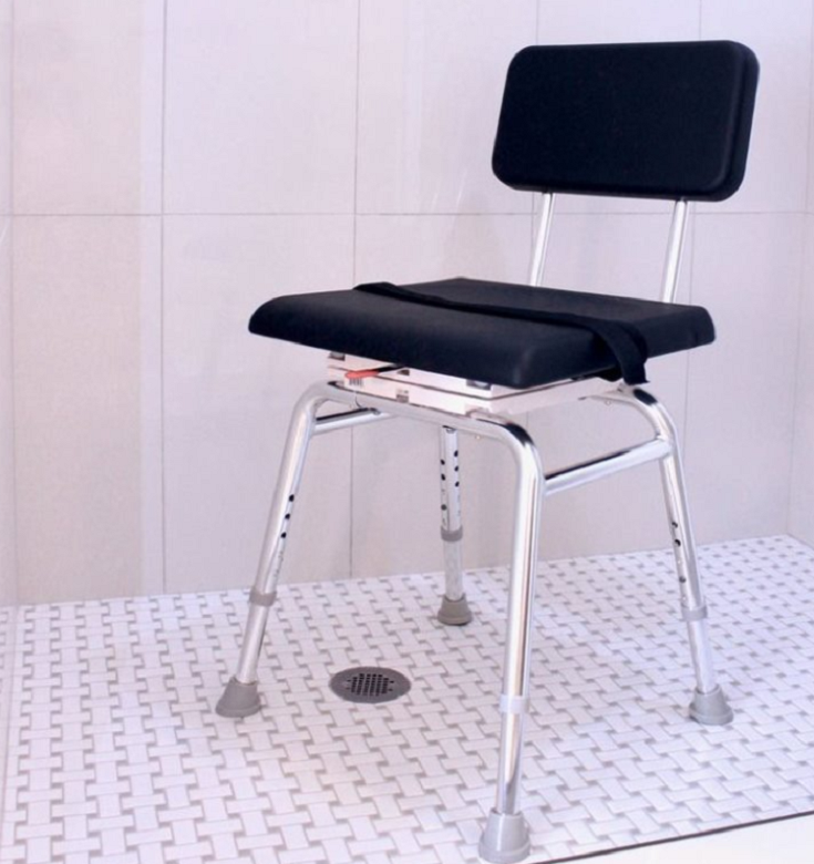 Pro 3 shower chair with padding credit www.caregiverproducts.com | Innovate Building Solutions #PaddedShowerChair #PaddedShowerSeat #ShowerBench