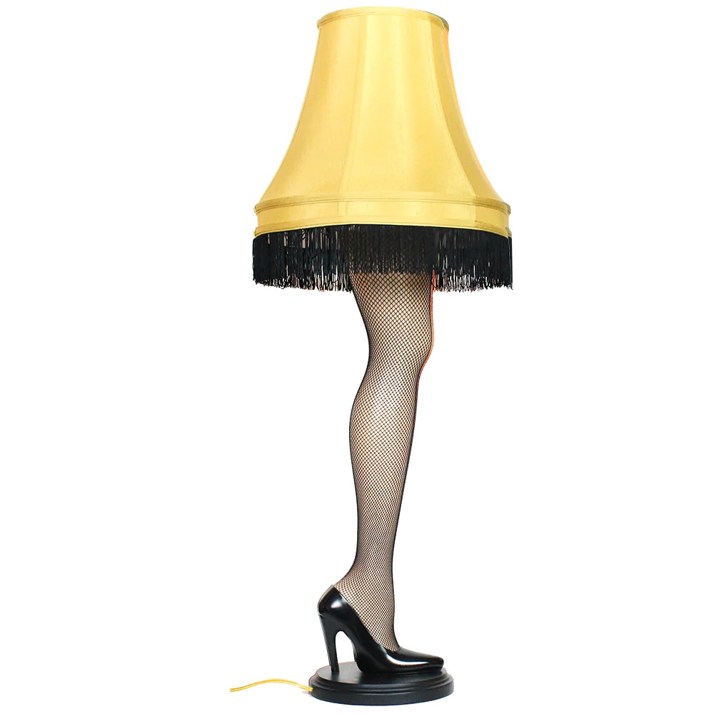 Reason 7 fragile leg lamp from Christmas Story