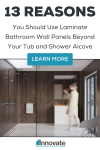 13 Reasons You Should Use Laminate Bathroom Wall Panels Beyond Your Tub and Shower Alcove