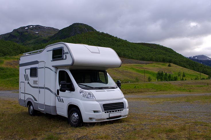 Motorhome/ camper going on vacation 