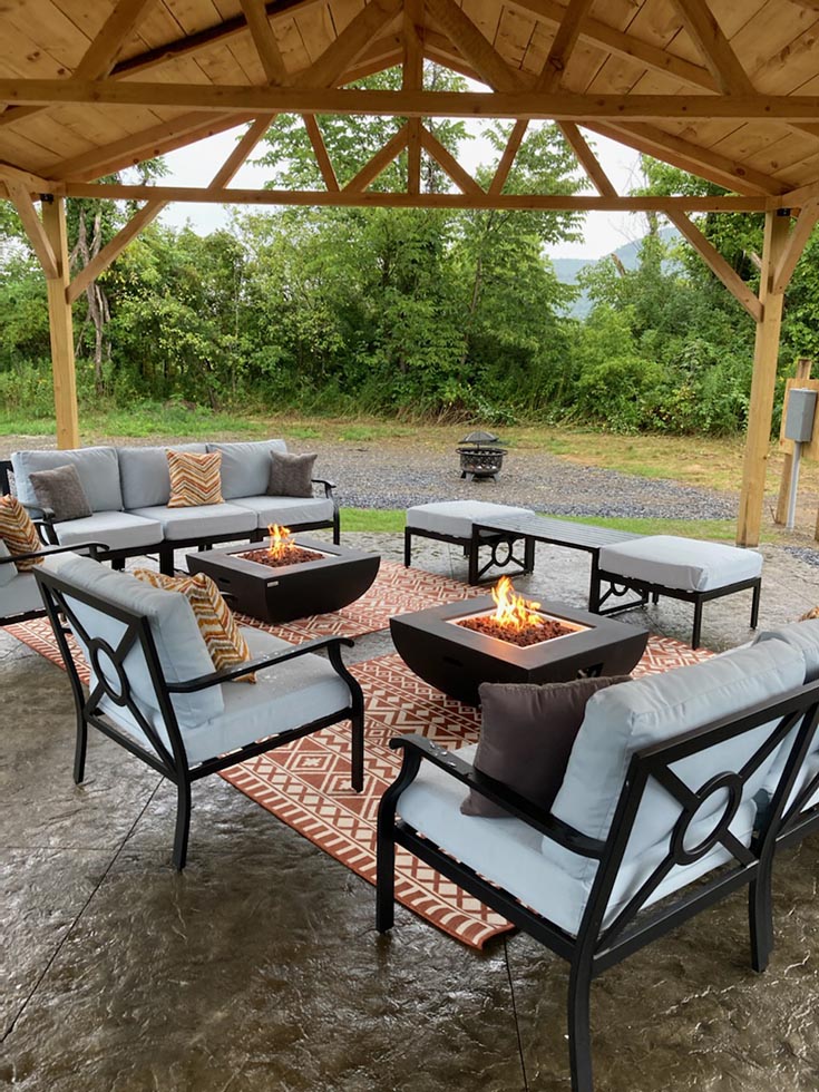 In opening paragraph outdoor fire pits | Innovate Building Solutions | Glamping Vacation near me | Outdoors