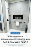 How to Order Fibo Laminate Shower and Bathroom Wall Panels