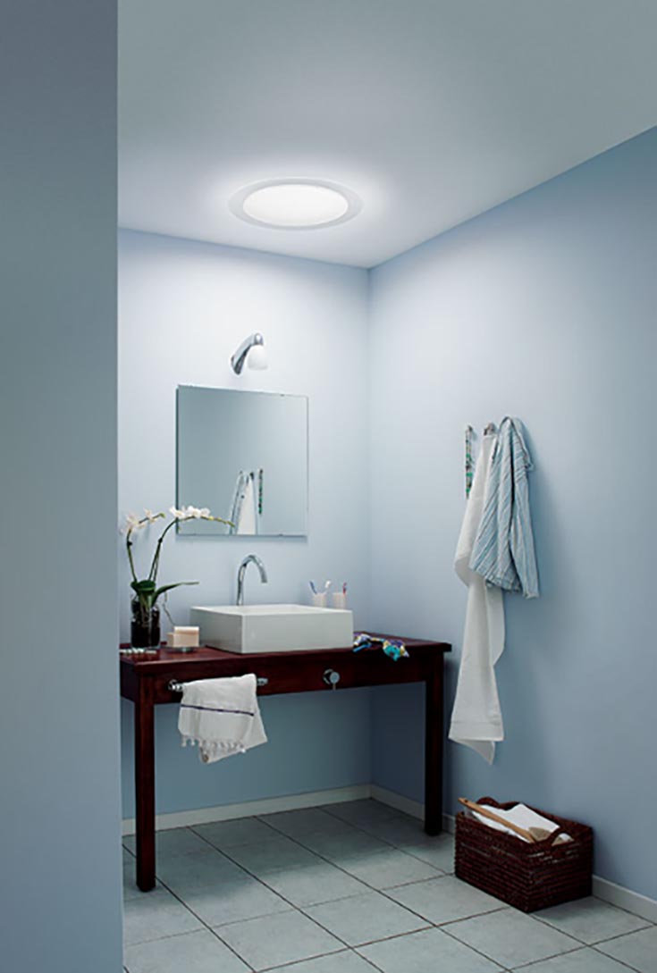 Feature 5 - 2 - solar light tube credit Velux skylights | Innovate Building Solutions | Bathroom Lights | Shower Design Ideas