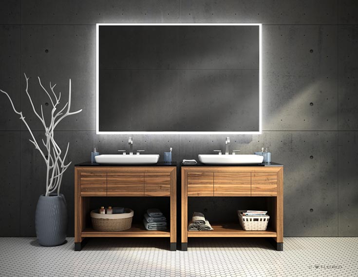 Trend 11 back light mirror in bathroom | Innovate building solutions | bathroom shower design ideas | Shower Remodeling tips