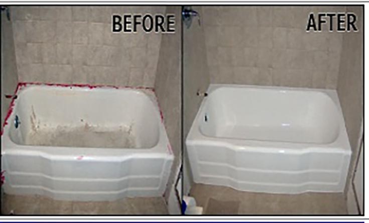 Reason 2 NOT good - tub resurfacing - credit www.classictubrepair.com | innovate building solutions | cleveland bathroom remodeling | shower and tub conversion | bathtub design