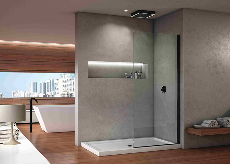 shower door problem 11 fixed glass shower panel - Innovate Building Solutions, Age In Place Bathrooms, Modern Shower Concepts, Accessible Bathroom Options, Safer Bathroom Designs