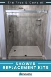 Opening Image - Pros and Cons of Shower Replacement Kits - Innovate Building Solutions, Shower Panel Walls, Solid Surface Shower Base, Glass Shower Doors, Bathroom Renovation Ideas