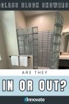 Opening Image - Glass block showers – are they in or are they out - Innovate Building Solutions, Shower Remodeling Ideas, Bathroom Renovation Concepts, Glass Block Walls, Modern Bathroom Shower Designs