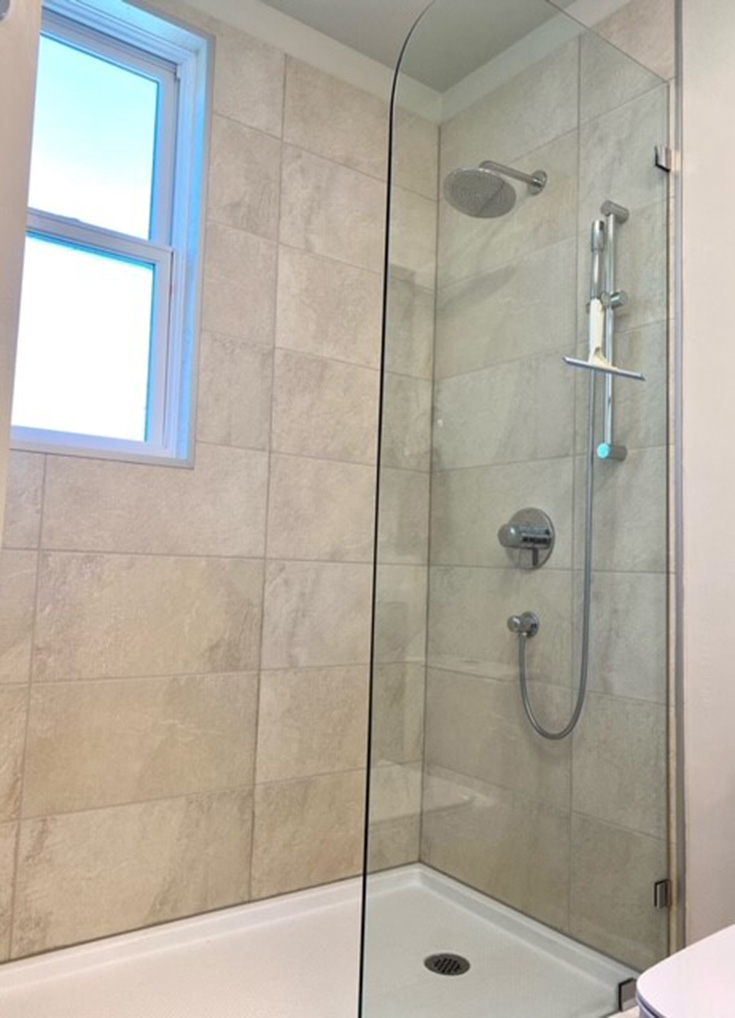 Section 2 tip 3 sandstone slate shower surrounds - Innovate Building Solutions, Cleveland Ohio Bathroom Designs, Tile Alternative Options, Wall Panel Design Ideas, Bathroom Shower Concepts