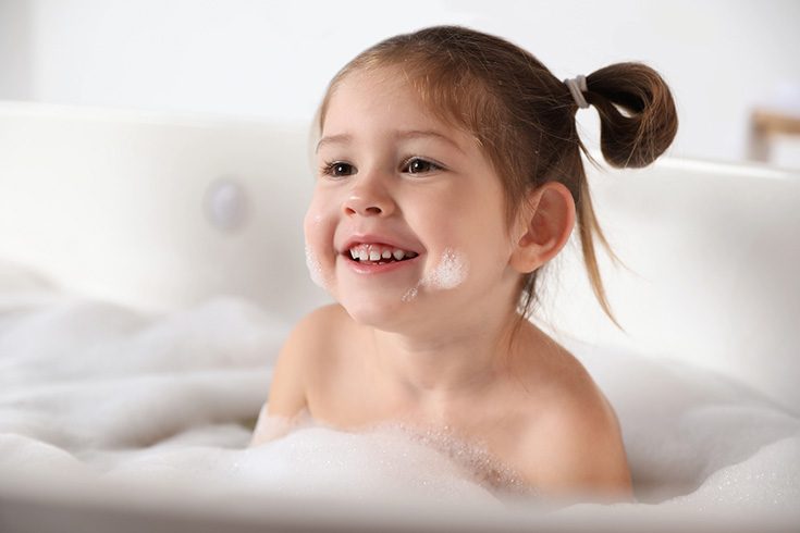 Step 1 point 2 good for resale girl in a bathtub - Innovate Building Solutions, Bathroom Remodeling Projects, Bathtub Conversion Tips, DIY Bathroom Projects, Tub to Tub Conversion